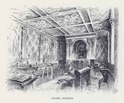 Intérieur de la chapelle - William Alexander Ansted