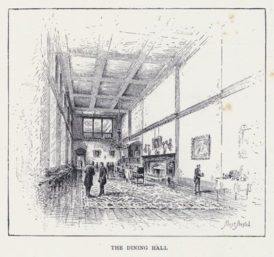 La salle à manger (gravure) - William Alexander Ansted