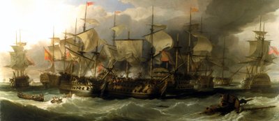 La bataille du cap Saint-Vincent, le 14 février - William Allan