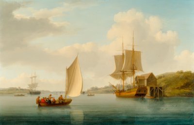 Une brigantine au mouillage sur la Medway - William Anderson