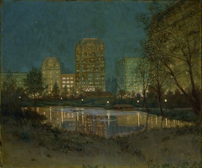 Central Park et le Plaza, 1917-1918 - William Anderson Coffin