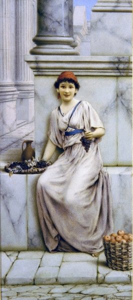 Un vendeur de fruits romain - William Anstey Dollond