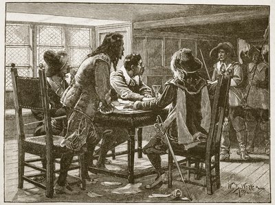 Arrestation des conspirateurs à la Sirène, illustration de 