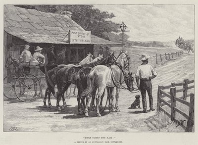 Voici le courrier ! - William Barnes Wollen