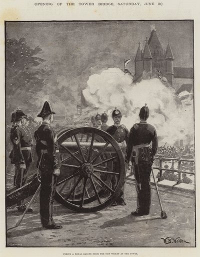 Ouverture du Tower Bridge, samedi 30 juin - William Barnes Wollen