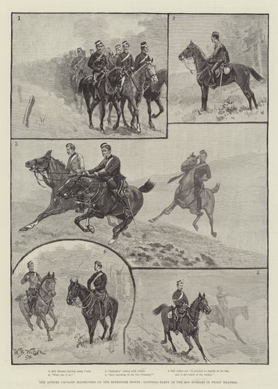 Les manœuvres de cavalerie d