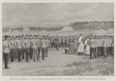 Les manœuvres militaires dans le Wiltshire et le Dorset, l