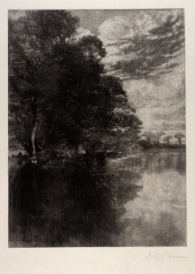 Le hangar à bateaux de Hawthorne - William Baxter Closson