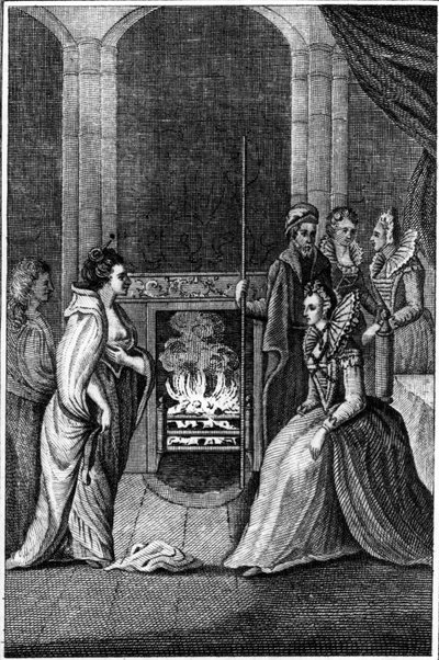 Grana Uile présentée à la reine Élisabeth, illustration de 