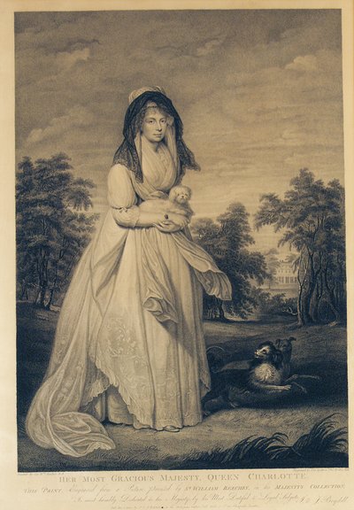 Sa Très Gracieuse Majesté la Reine Charlotte, gravée par Thomas Ryder et Thomas Ryder Jr., 1804 - William Beechey