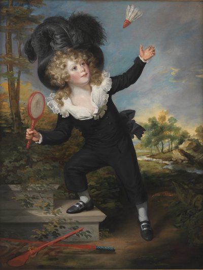 Portrait de Kennett Dixon jouant au volant - William Beechey