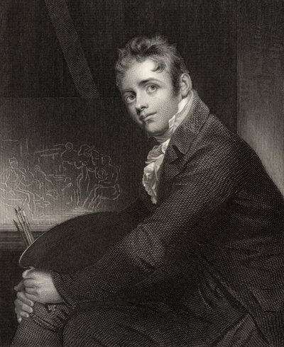 Sir David Wilkie, gravé par H. Robinson, de 