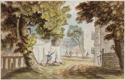 Cottage occupé - William Beilby
