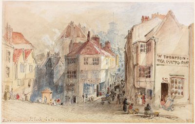 Entrée de la Porte Noire, Newcastle - William Bell Scott