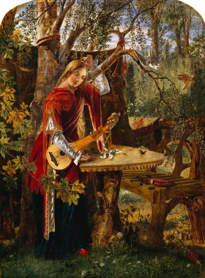 La Belle Rosamonde Seule dans sa Tour - William Bell Scott