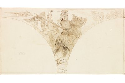 Esquisse pour une fresque à Wallington Hall - William Bell Scott