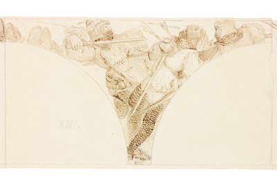 Esquisse pour une fresque à Wallington Hall - William Bell Scott