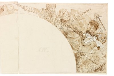 Esquisse pour une fresque à Wallington Hall - William Bell Scott