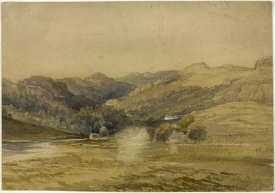 Vallée avec cottages - William Bennett