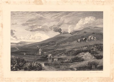 Dartmoor; Source du Tamar et du Torridge - William Bernard Cooke