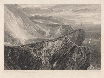 Lulworth Cove, Dorsetshire - William Bernard Cooke
