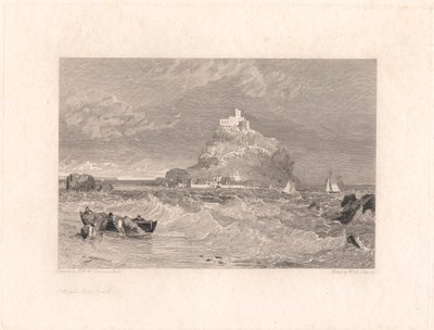 Mont Saint-Michel, Cornouailles - William Bernard Cooke