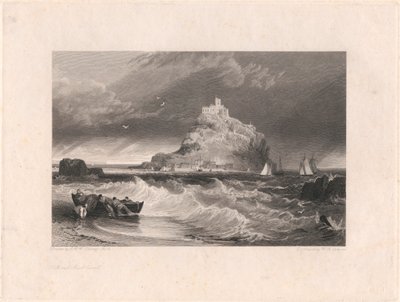 Mont Saint-Michel, Cornouailles - William Bernard Cooke