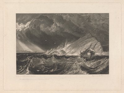 La Mewstone, Entrée du Plymouth Sound - William Bernard Cooke