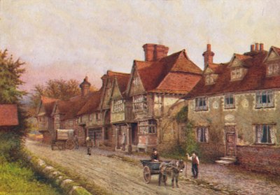Chiddingstone depuis le coin du cimetière, 1907 - William Biscombe Gardner