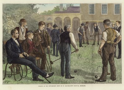Croquet à la maison de convalescence de l