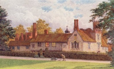 Ightham Mote depuis la terrasse - William Biscombe Gardner