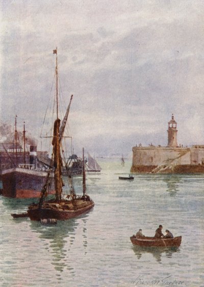 Dans le port de Ramsgate - William Biscombe Gardner