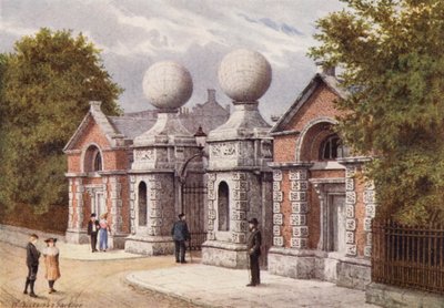 Entrée principale, Collège naval royal, Greenwich - William Biscombe Gardner