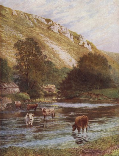 Sur la Wye, Upper Dale Farm, Monsal Dale - William Biscombe Gardner