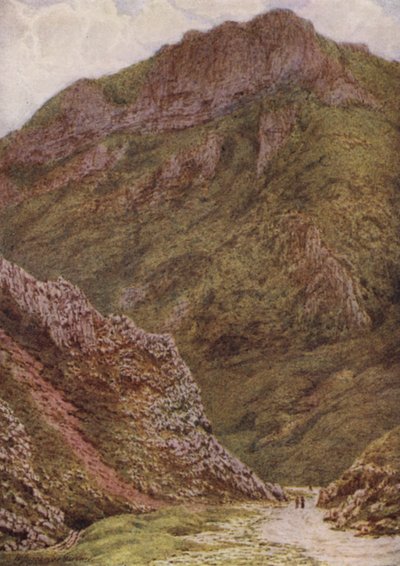 Le rocher du lion dans les Winnats, entre Castleton et Edale - William Biscombe Gardner