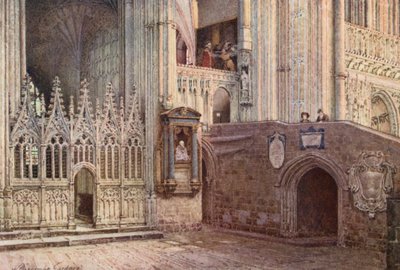 Le martyre, cathédrale de Canterbury - William Biscombe Gardner