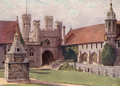 Le Quadrangle, Collège Saint-Augustin, Canterbury - William Biscombe Gardner