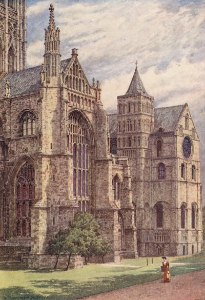 Le côté sud de la cathédrale, Canterbury - William Biscombe Gardner