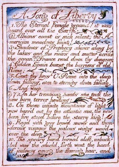Un chant de liberté, texte de 
