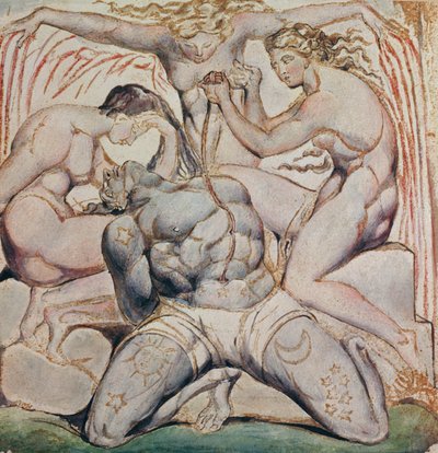 Albion et ses tourmenteurs, Planche 25, Jérusalem - William Blake
