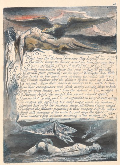 Amérique. Une Prophétie, Planche 15 - William Blake