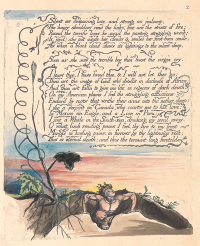Amérique. Une Prophétie, Planche 4, Silencieux comme l