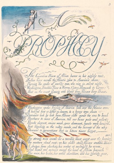 Amérique. Une Prophétie, Planche 5 - William Blake