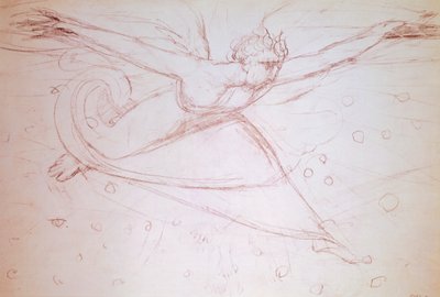 Ange marchant, dessin par William Blake (1757-1827) - William Blake