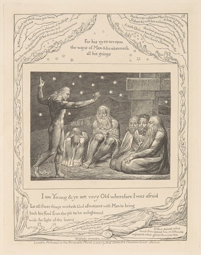 Livre de Job, Planche 12, La Colère d