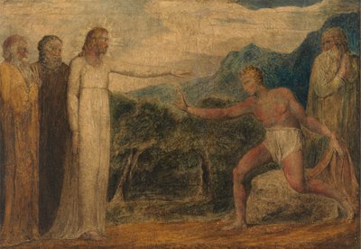 Le Christ rendant la vue à Bartimée - William Blake