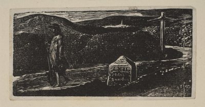 Le voyage de Colinets, borne marquée LXII miles jusqu