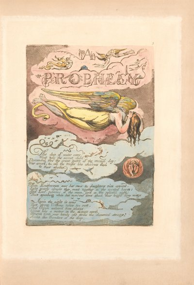 Europe. Une Prophétie, Planche 5 (Bentley 6) - William Blake