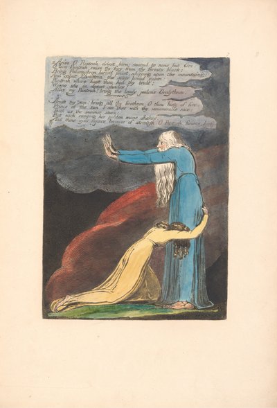 Europe. Une Prophétie, Planche 9 (Bentley 11) - William Blake