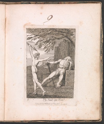 Pour les enfants. Les Portes du Paradis, Planche 10, Mon fils! mon fils! - William Blake